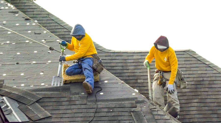 How a Damage Roofing Service Tackles Hail-Damaged Roofs?