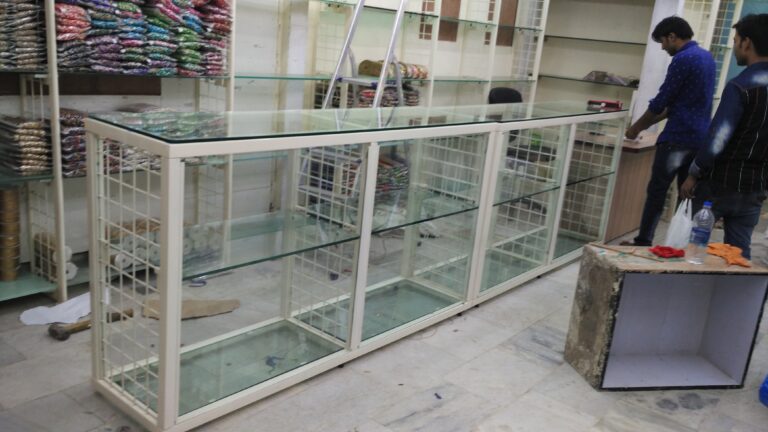 glass casing display
